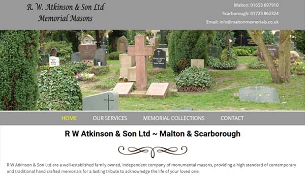 Atkinson Memorials Website 